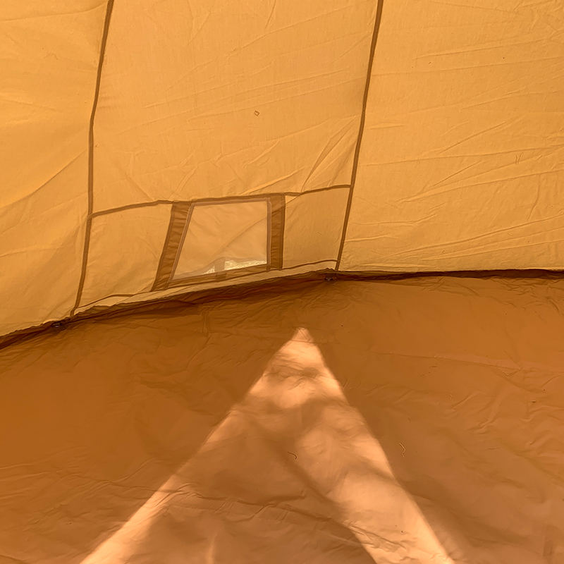 4미터 단극 Tipi 가족 캠핑 캔버스 텐트