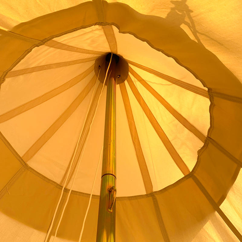 4미터 단극 Tipi 가족 캠핑 캔버스 텐트