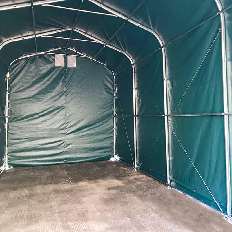 1.6x2.4 PVC 휴대용 오토바이 차고 보관 텐트