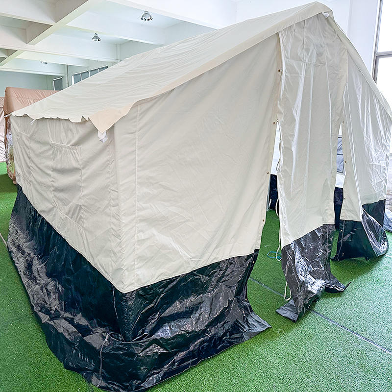 ICRC IFRC UNHCR 표준 5인용 이중 접이식 전천후 가족 텐트