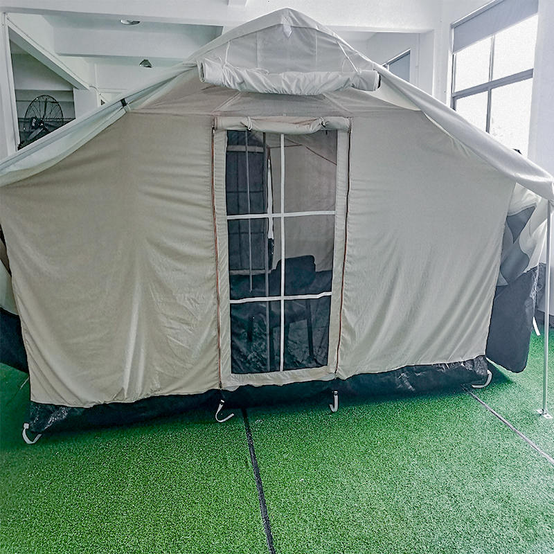 ICRC IFRC UNHCR 표준 5인용 이중 접이식 전천후 가족 텐트