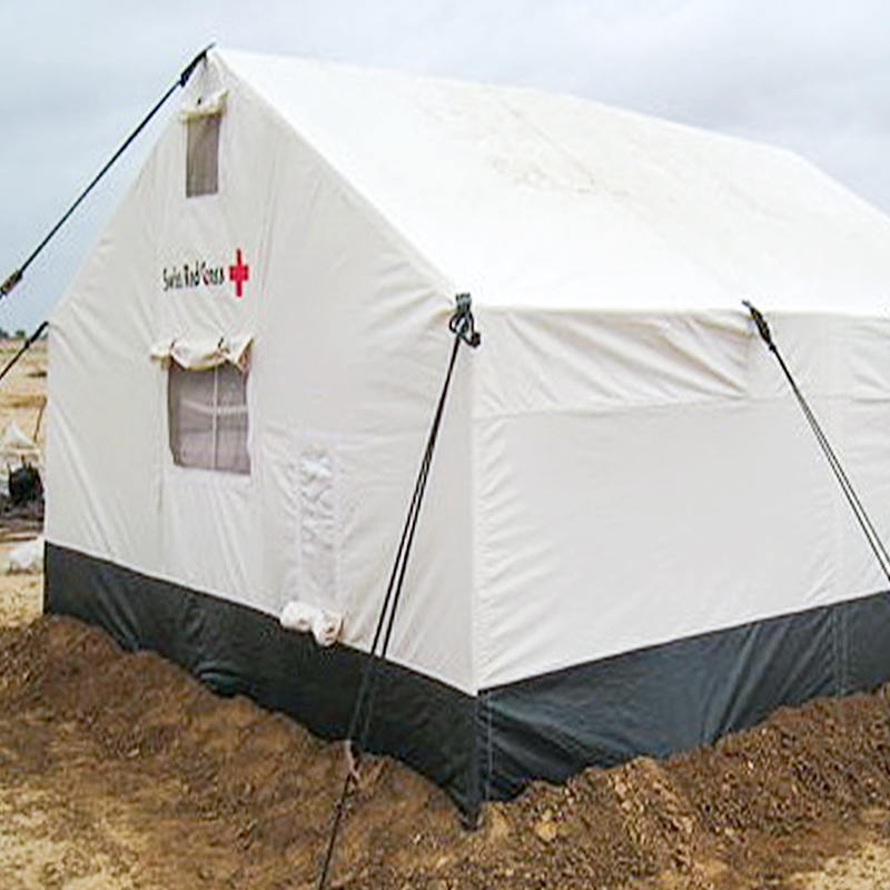 ICRC IFRC UNHCR 표준 5인용 이중 접이식 전천후 가족 텐트