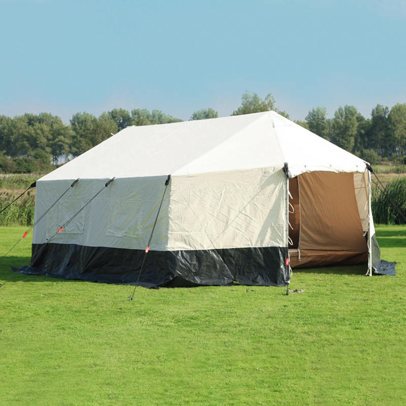 ICRC IFRC UNHCR 표준 5인용 이중 접이식 전천후 가족 텐트