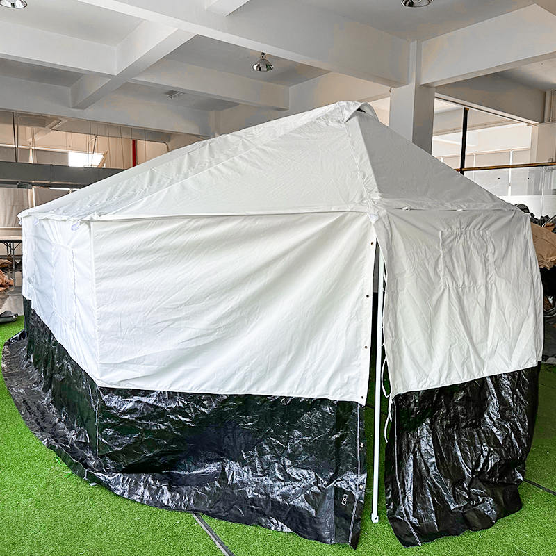 ICRC IFRC UNHCR 표준 5인용 이중 접이식 전천후 가족 텐트