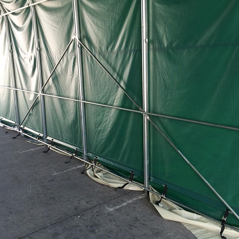 6X12 2.6m 옆 높이 고열 저항하는 산업 창고 저장 천막