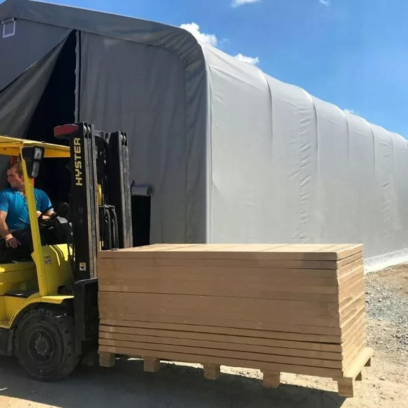 8X12 4m 측면 높이 UV 방지 창고 그늘 텐트 햇빛 보호소