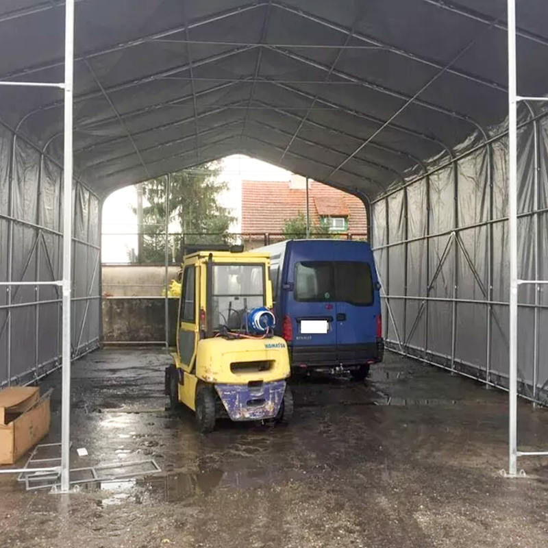 8X12 4m 측면 높이 UV 방지 창고 그늘 텐트 햇빛 보호소