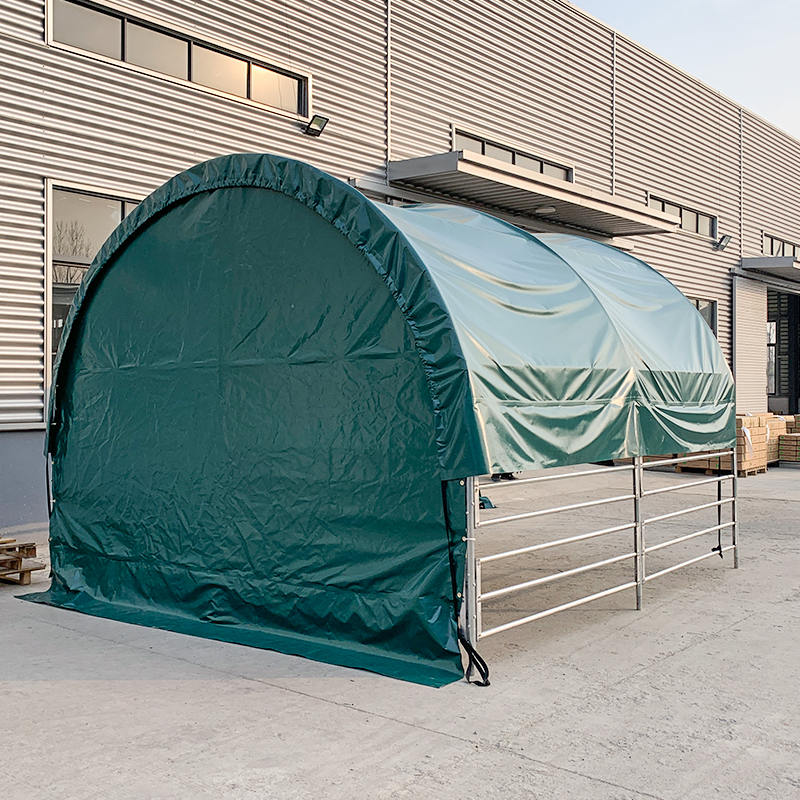 말, 소, 양을 위한 4x4mx3.15m 휴대용 가축 보호소