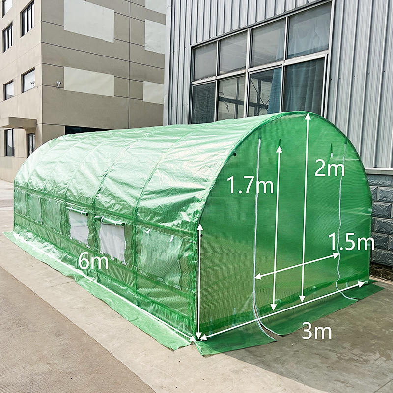 3x6x2m Weatherguard 라운드 탑 온실 및 다중 터널