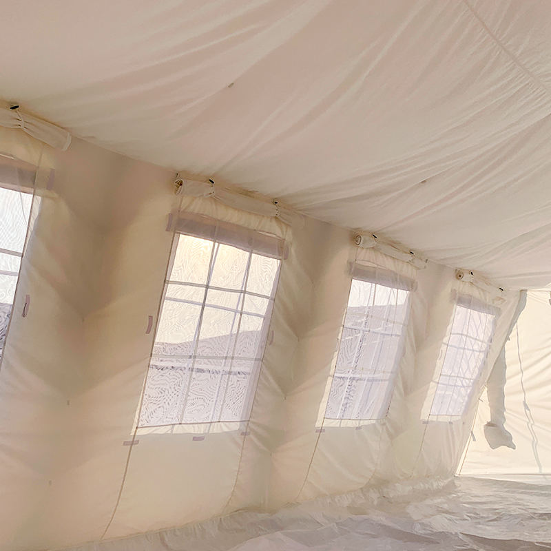 유니세프 표준 42m² 다목적 난연성 허기 텐트