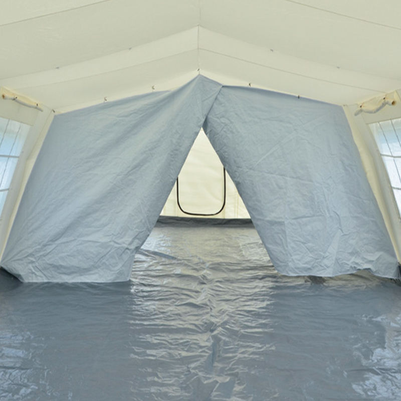 유니세프 표준 72m² 다목적 임시 대피소 UV 안정화 허기 텐트