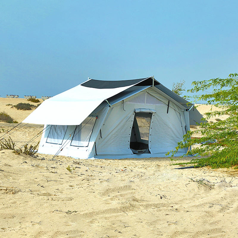 좋은 환기 시스템을 갖춘 유니세프 표준 24m² 다목적 텐트 허브 텐트