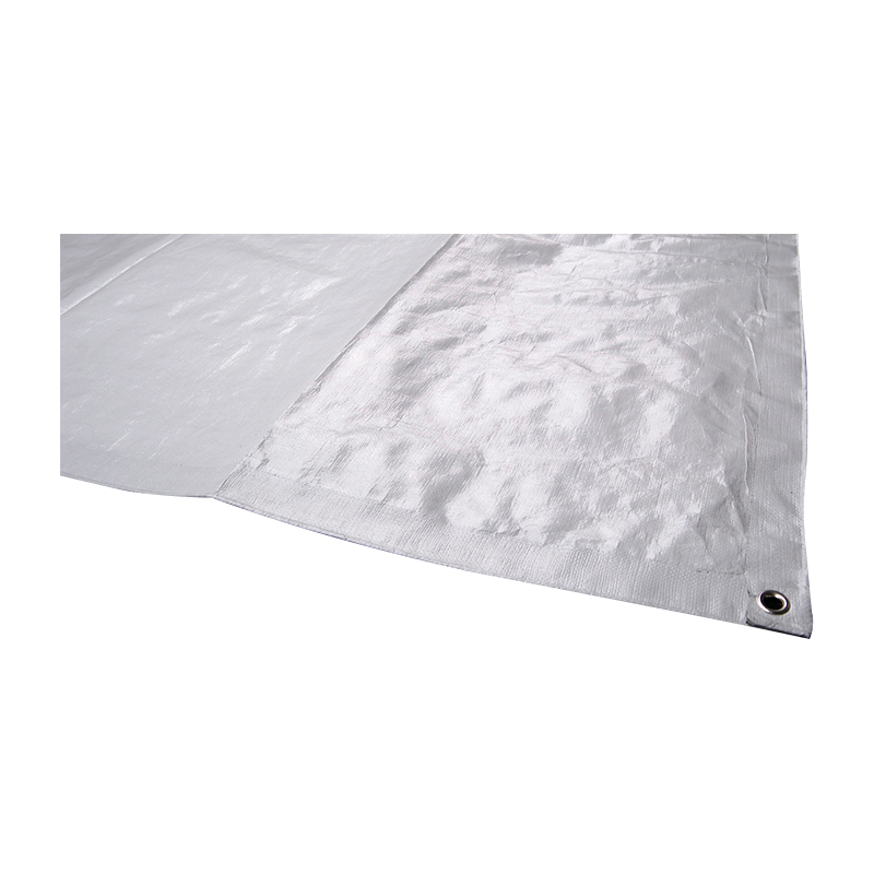 4x50m 짠 HDPE 검정 플라스틱 타포린