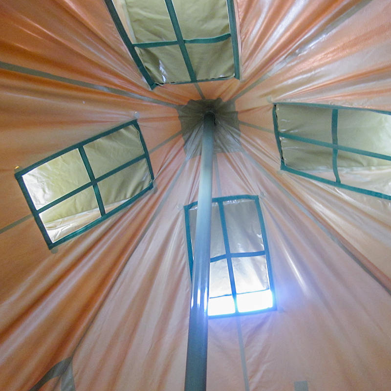 5x5m 8-12 사람 캔버스 육군 텐트 재해 구호 텐트