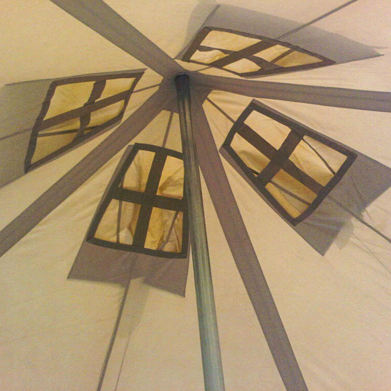 5x5m 8-12 사람 캔버스 육군 텐트 재해 구호 텐트