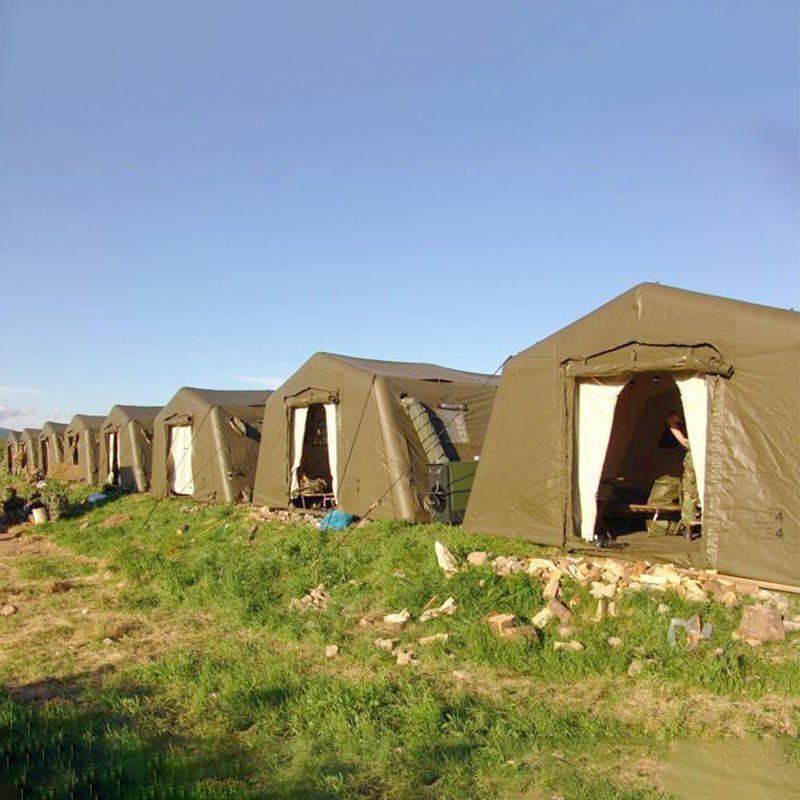 5.6x5.15m 다목적 소형 신속 배치 저압 팽창식 대피소