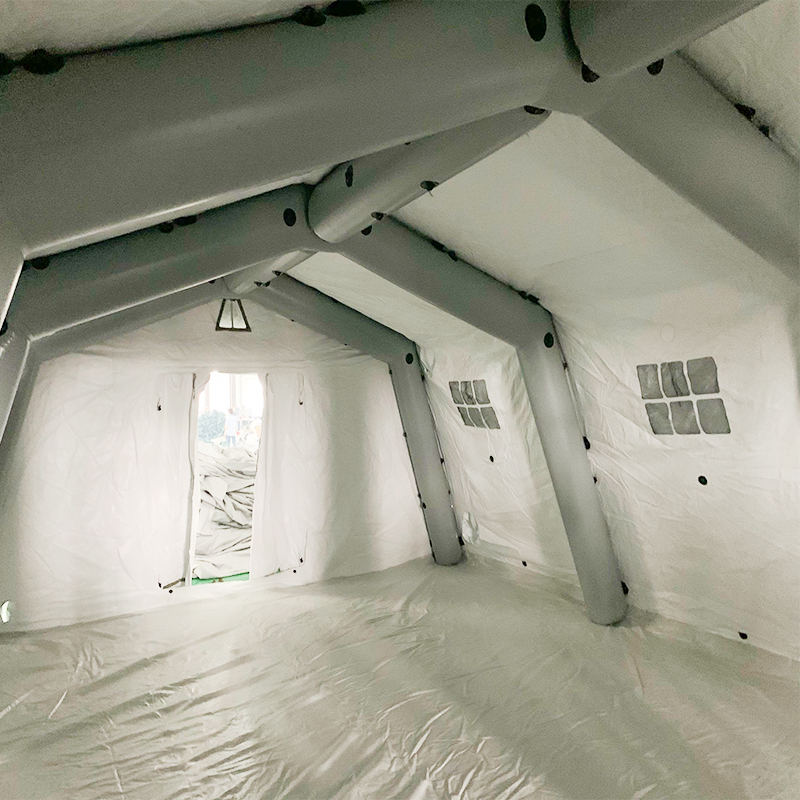 저압 5.6x7.55m 다목적 중급 신속 배치 팽창식 텐트