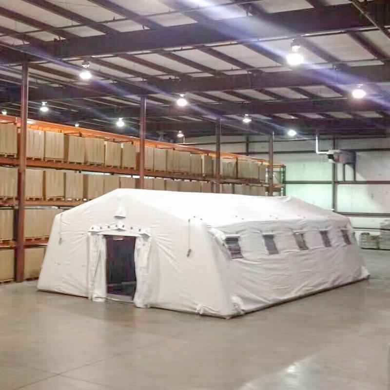 저압 5.6x12.35m 다목적 대형 팽창식 신속 배포 밀폐 텐트