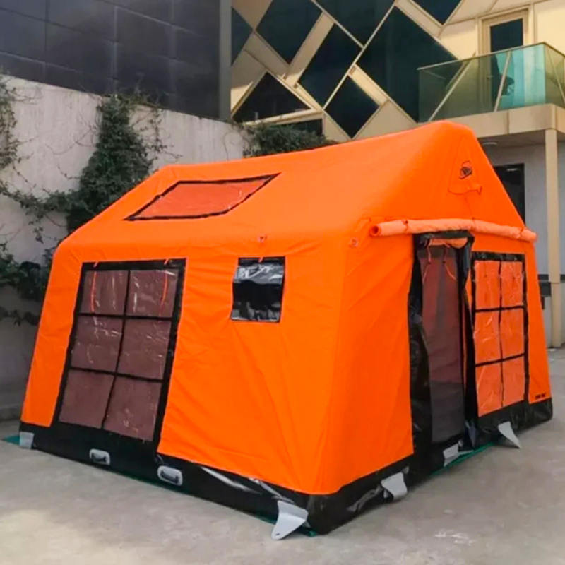 8-10인용 4계절 글래머 방화 및 항균 풍선 캠핑 텐트