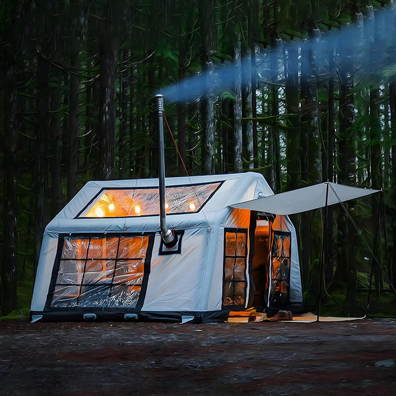 8-10인 4계절 파노라마 풍선 캠핑 텐트