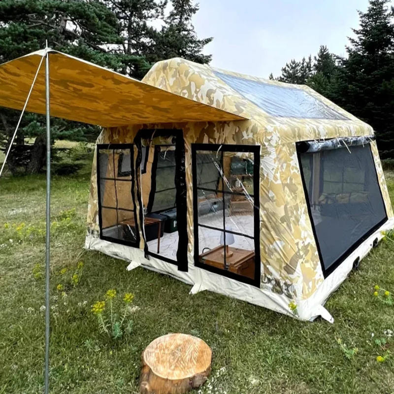 8-10인 4계절 파노라마 풍선 캠핑 텐트