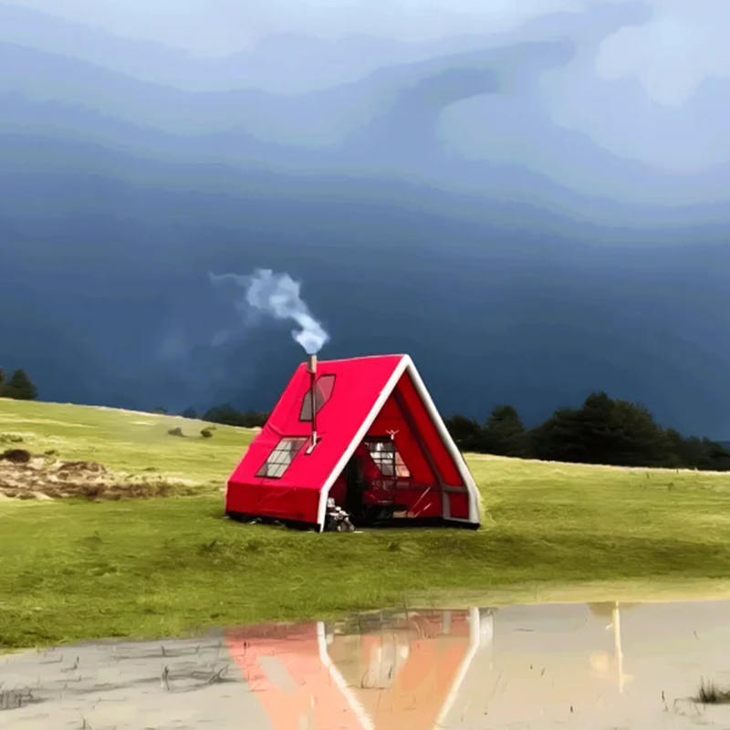 8-10인용 4계절 캠핑용 방수 풍선 에어 텐트