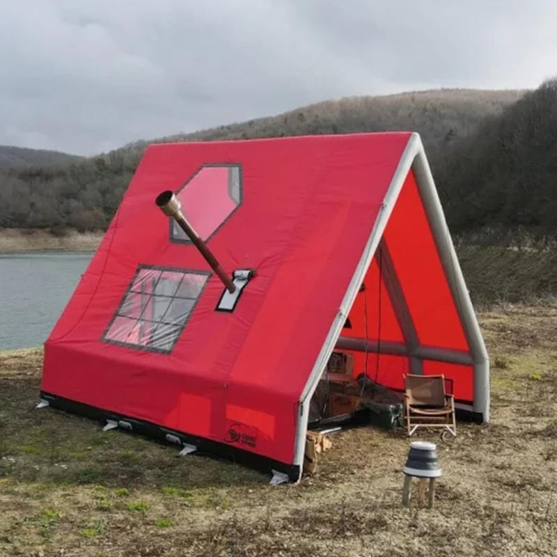 8-10인용 4계절 캠핑용 방수 풍선 에어 텐트