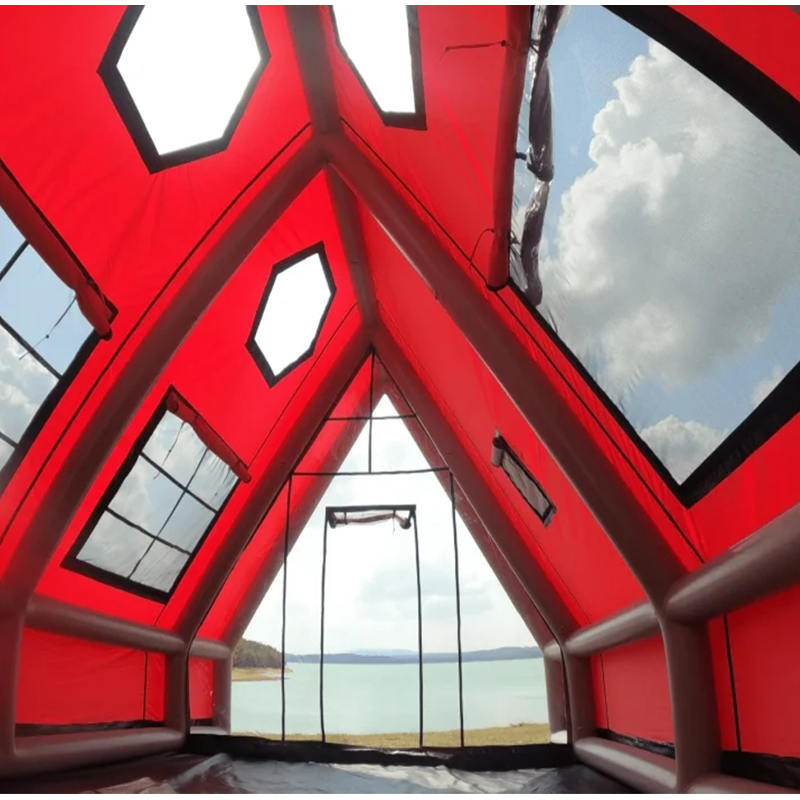 8-10인용 4계절 캠핑용 방수 풍선 에어 텐트